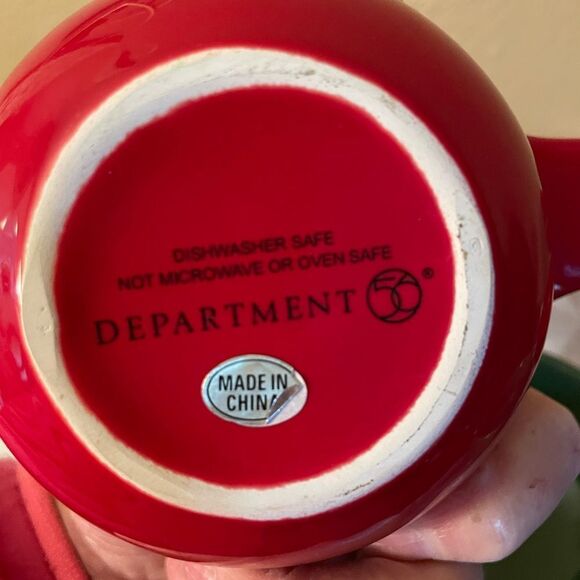 Department 56 Green and Red Christmas Ornament Stoneware Snack Bowls - Picture 10 of 16